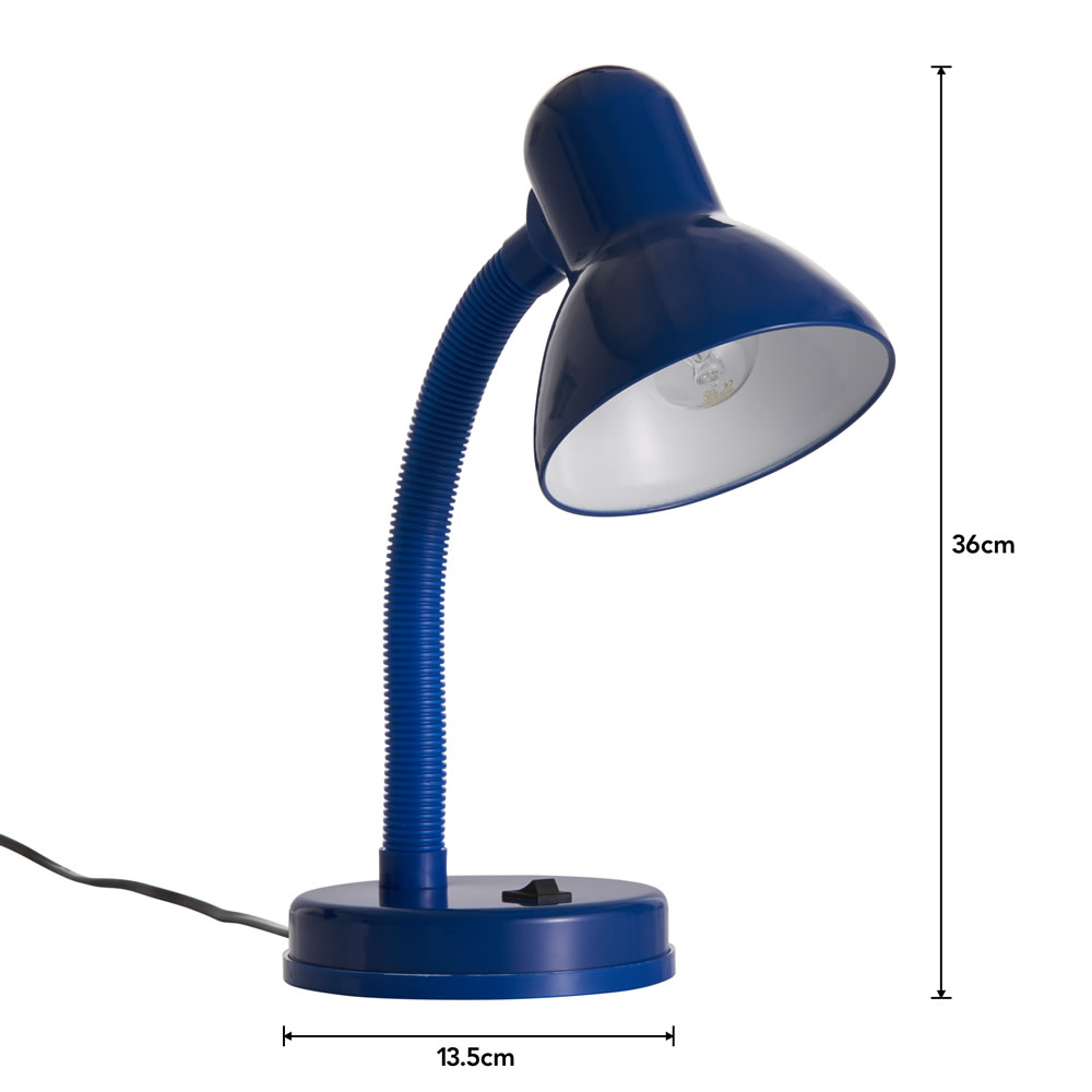 Wilko Blue Desk Lamp Image 6