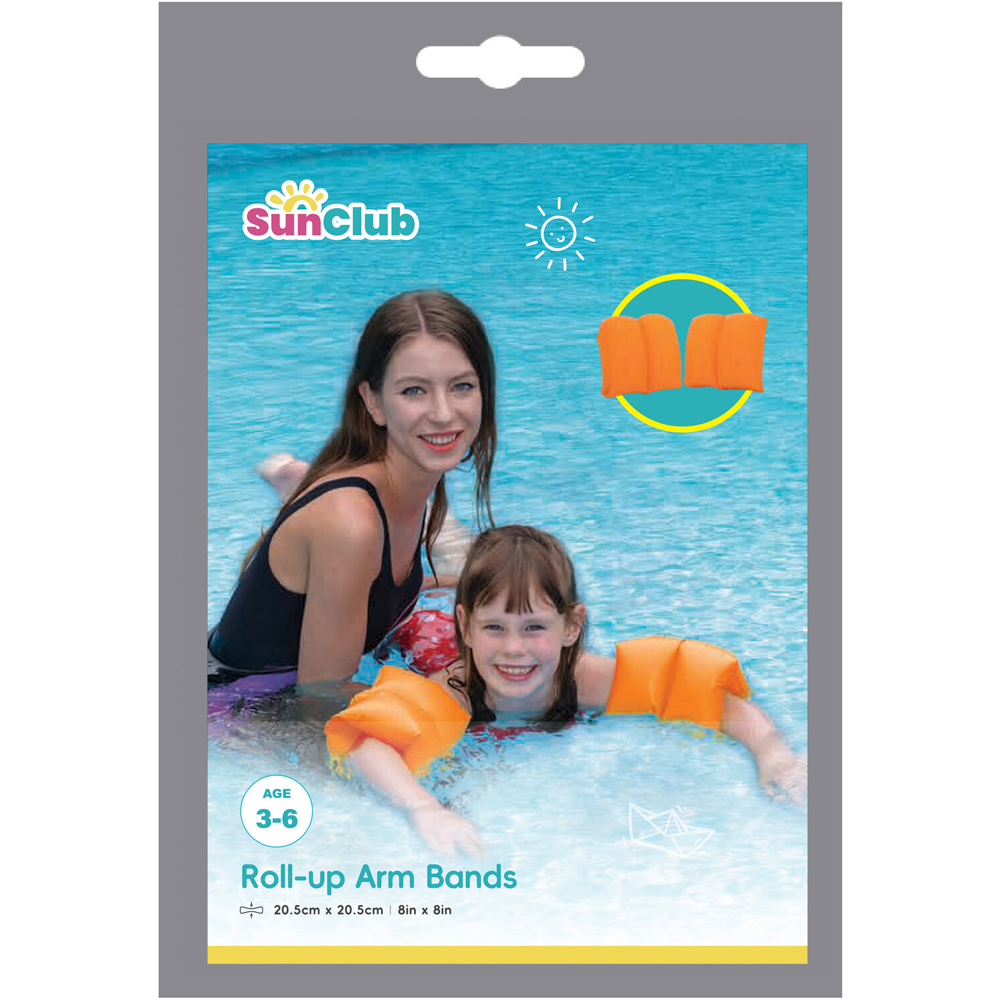 Roll Up Armbands Orange Image 2