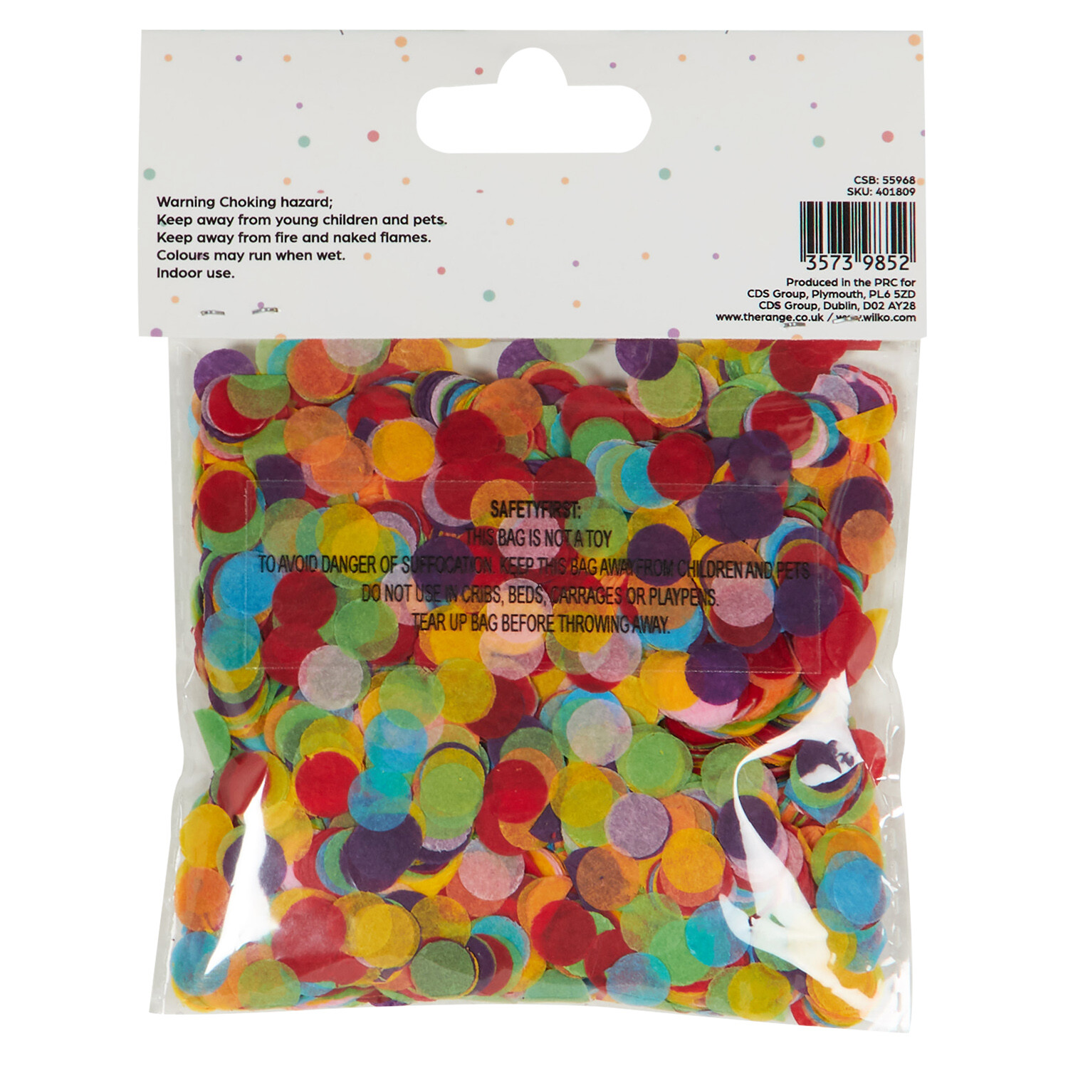 Rainbow Paper Confetti - Multicolour Image 2