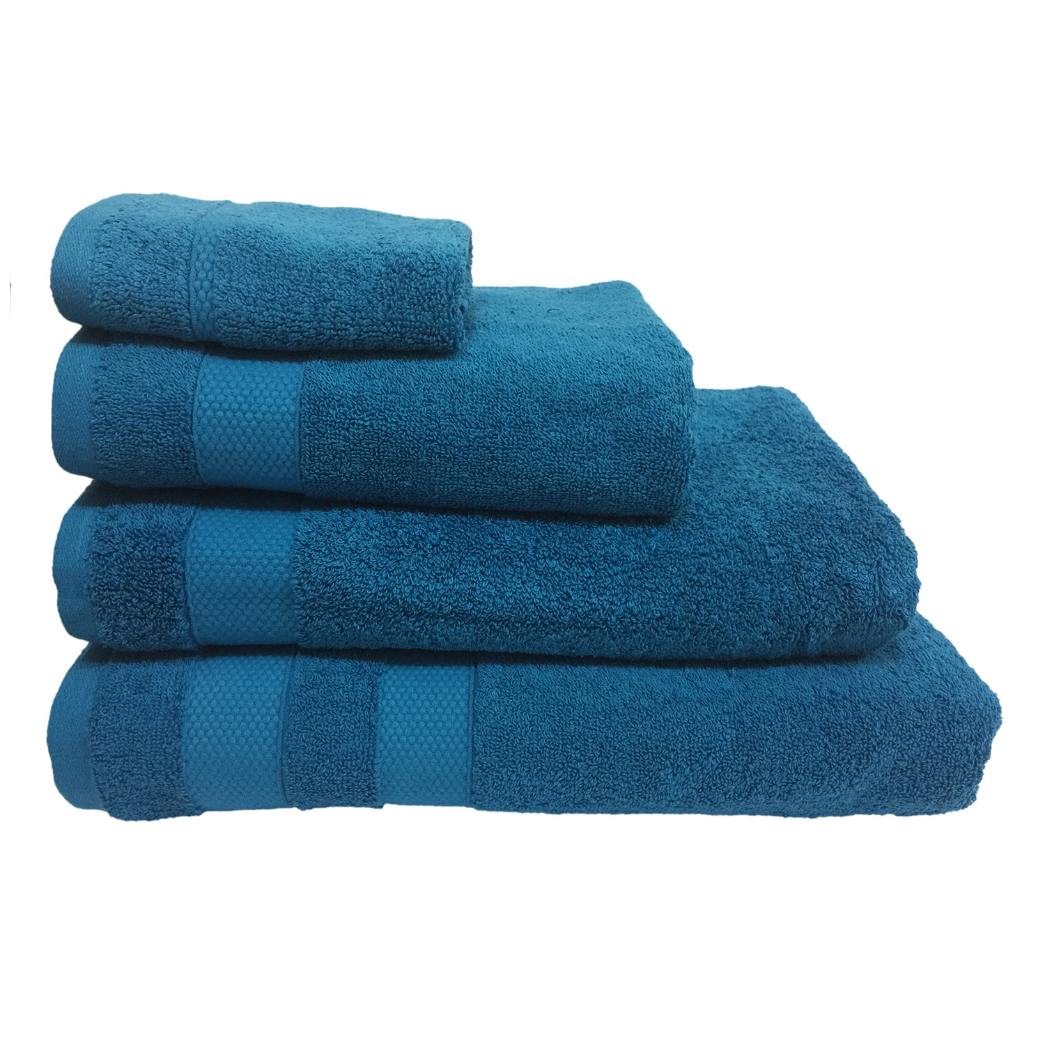 Divante Soft Egyptian Cotton Blue Bath Sheet Image