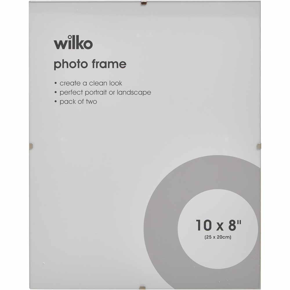 Wilko Clip Frame 10 x 8 Inch 2 Pack Image 1
