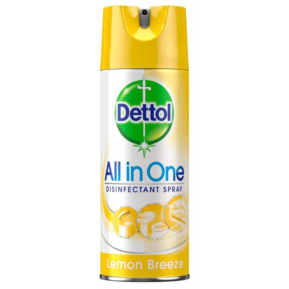Dettol Lemon Disinfectant Spray Case of 6 x 400ml Image 2