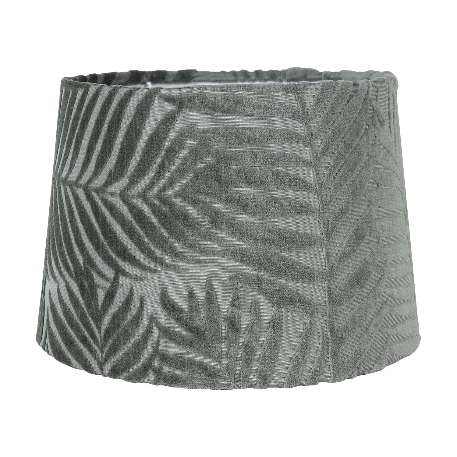 Leaf Embossed Green Lamp Shade Image