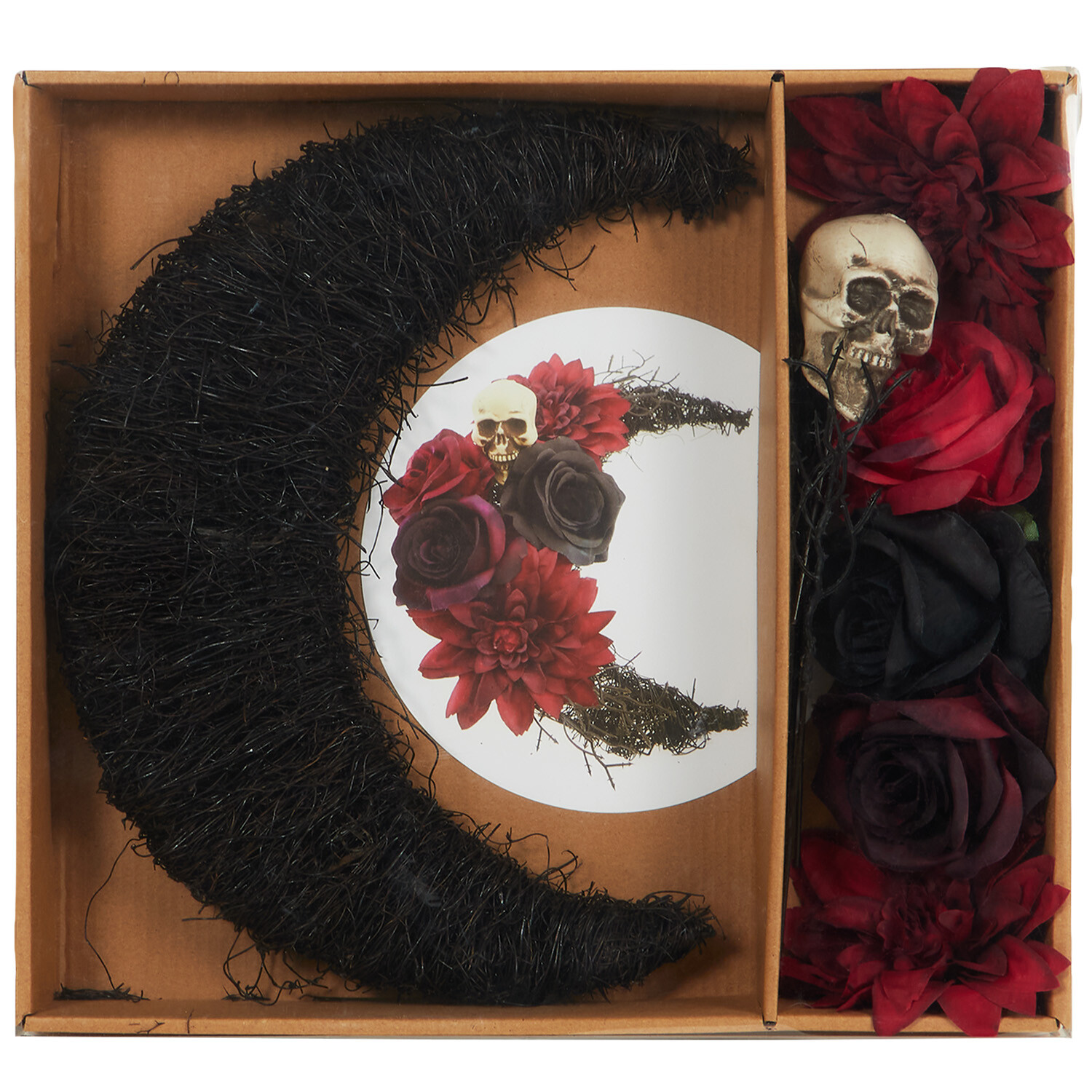 DIY Crescent Moon Wreath - Multicolour Image 1