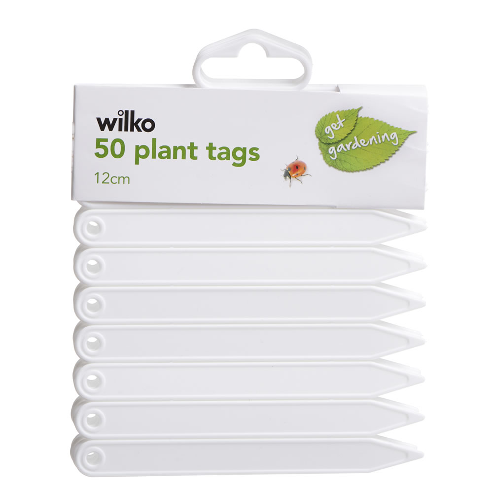 Wilko Plant Tags 12cm 50 Pack Image 1
