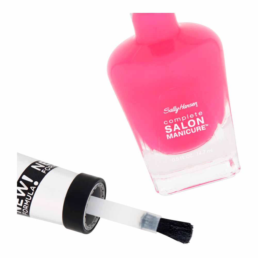 Sally Hansen Complete Salon Manicure Back Nail Polish To The Fuschia 14.7ml Image 3
