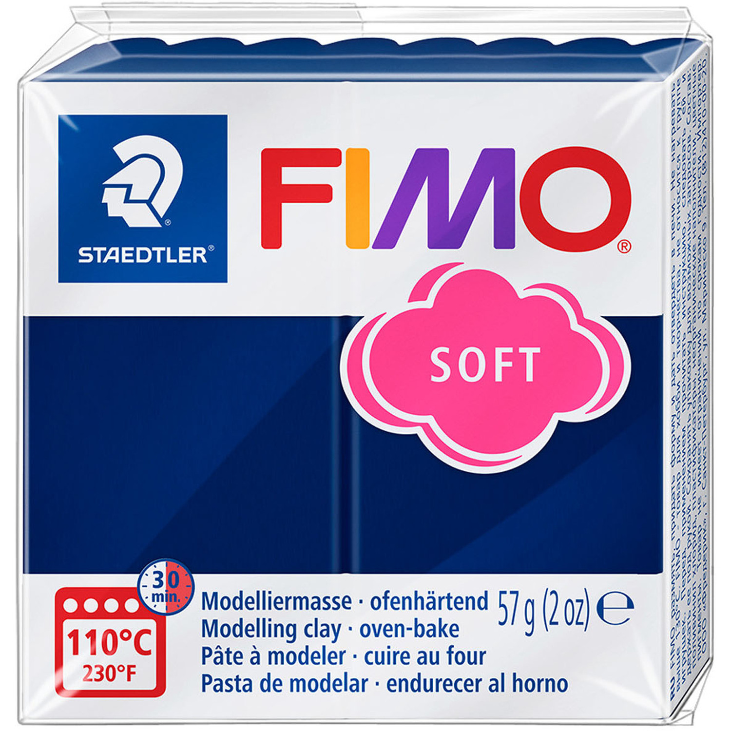 Staedtler FIMO Soft Modelling Clay Block - Pacific Blue Image 3