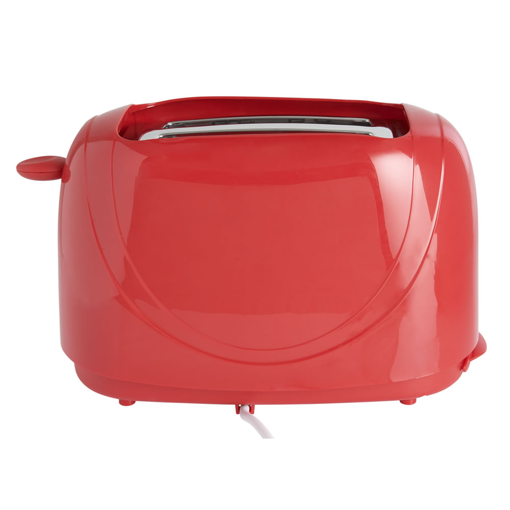 Wilko Colour Play Red 2 Slice Toaster Image 2
