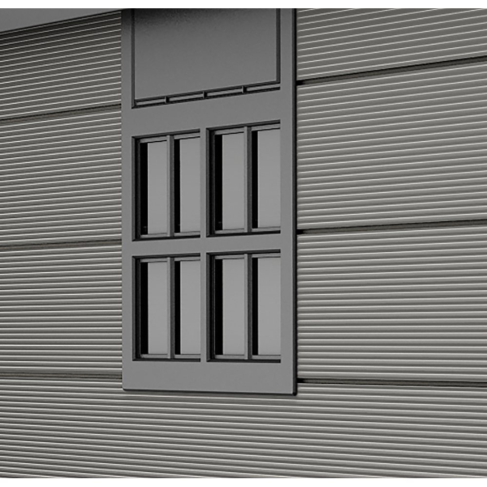 Keter Premier 7.5 x 11ft Grey Outdoor Storage Shed Image 8