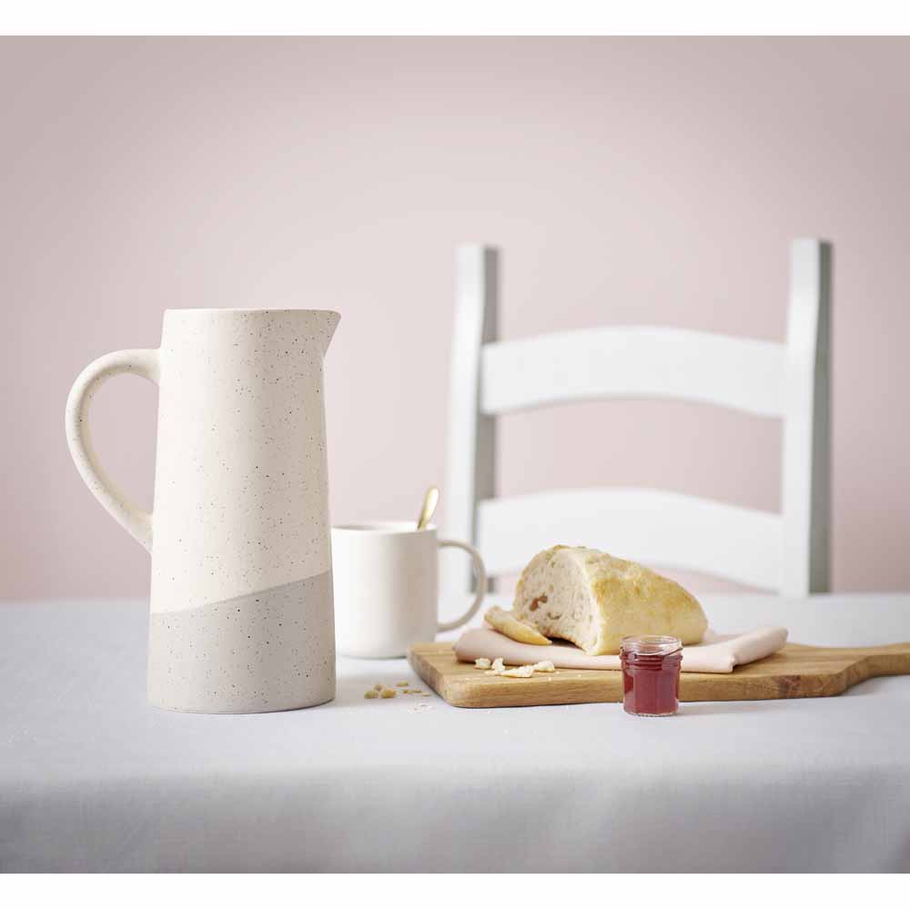 Wilko Speckled Ceramic Jug Wilko
