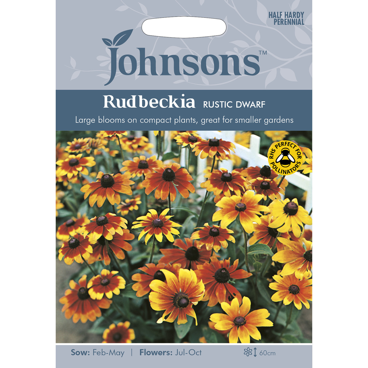 Johnsons Rudbeckia Rustic Dwarf Flower Seeds Image 2