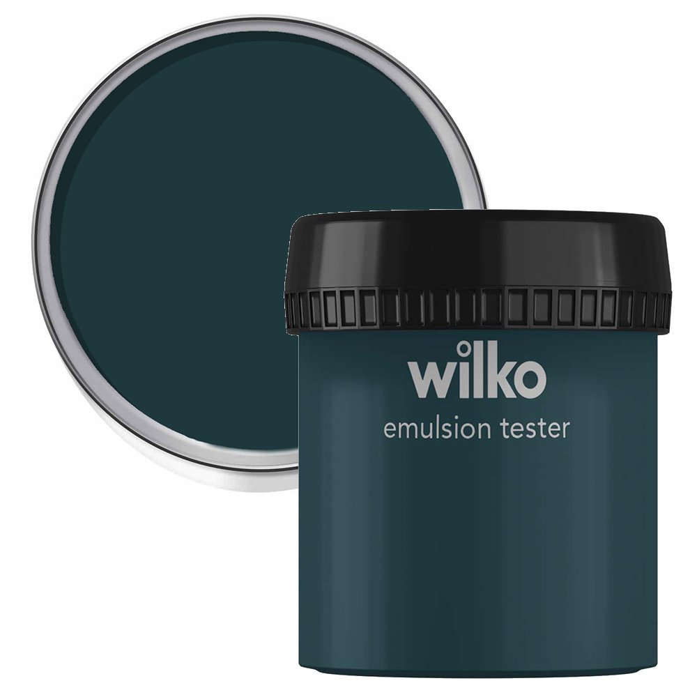 Wilko Paint Tester Pot Deepest Blue 75ml Wilko