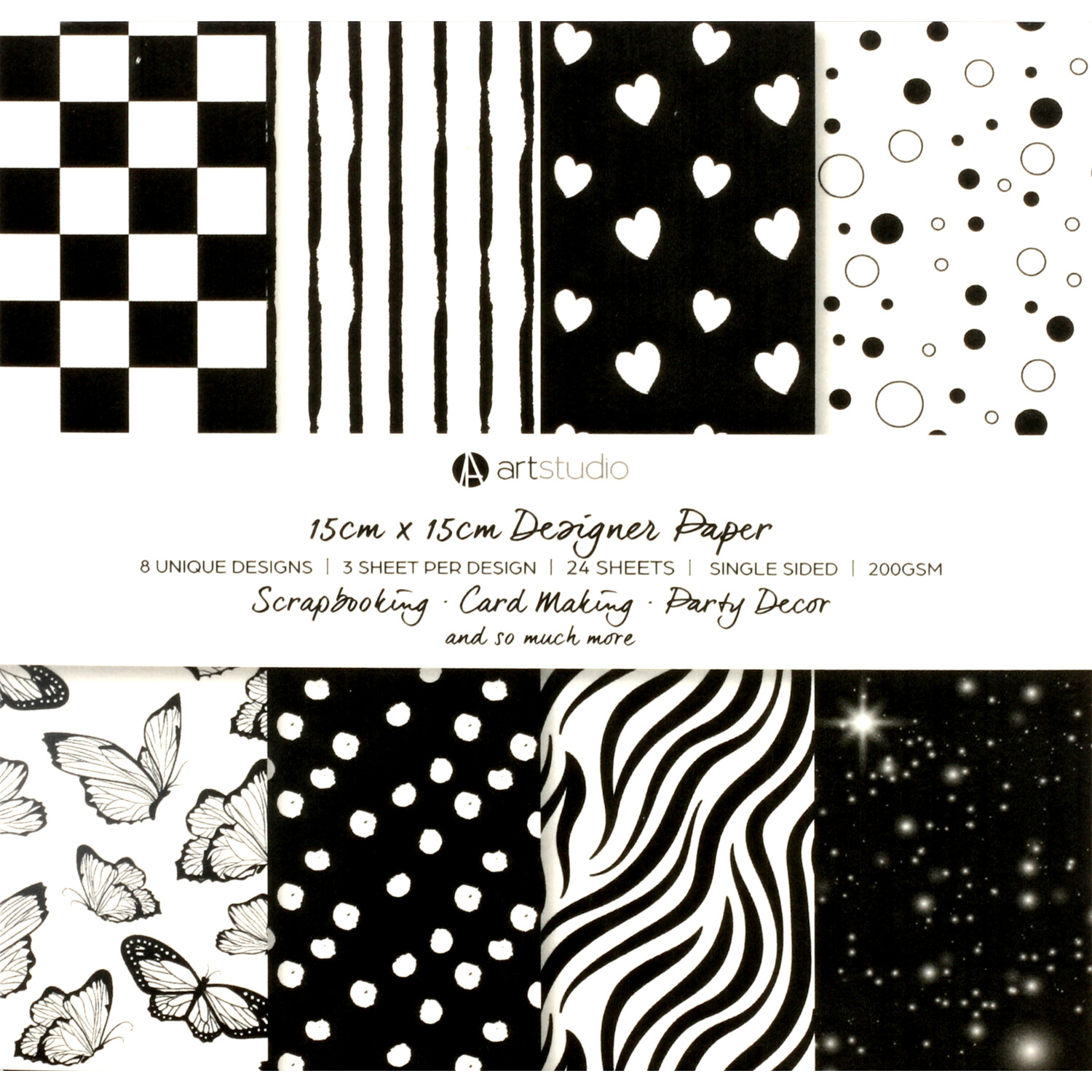 Single Designer Paper Pad in Assorted styles Image 7