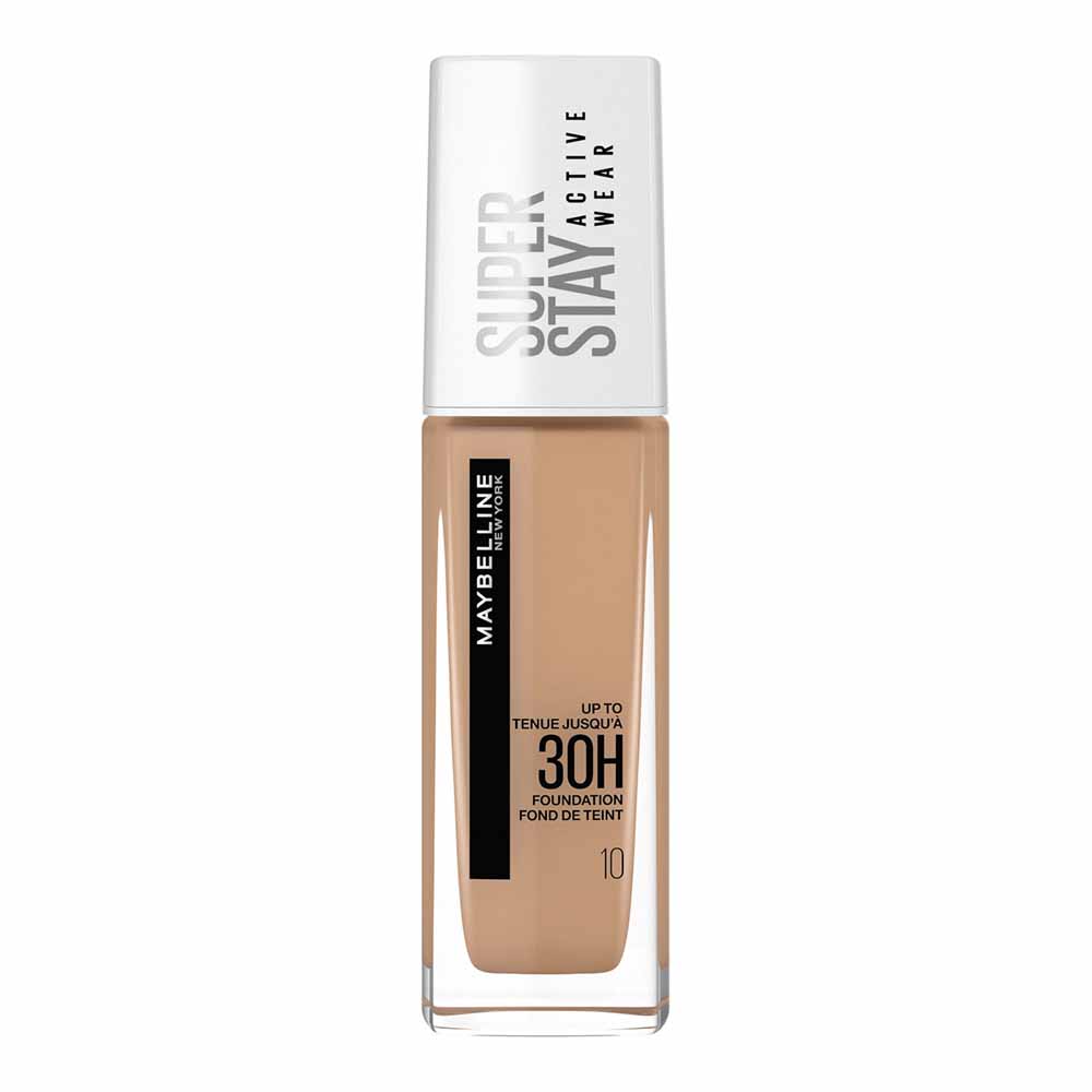 Maybelline Superstay 30H Activewear Foundation 10 Ivory 30ml Image 1