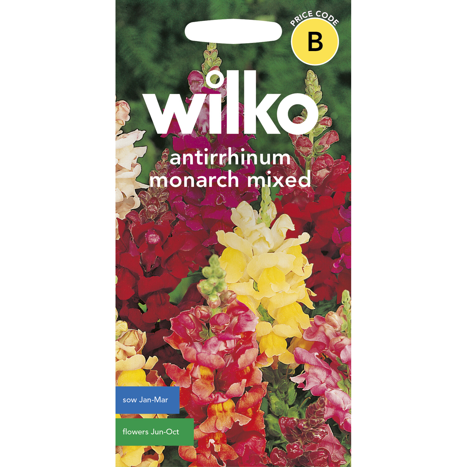 Wilko Antirrhinum Monarch Mixed Seeds Image 1