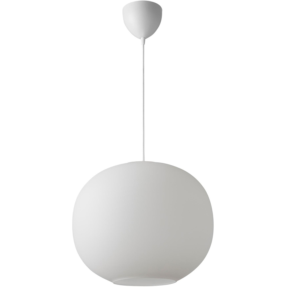 Nordlux Navone 40 E27 Opal White and Brass Pendant Light Image 3