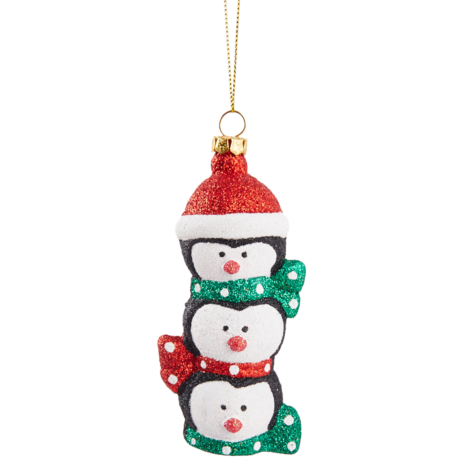 Christmas Penguin Decoration - Multicolour Image 1