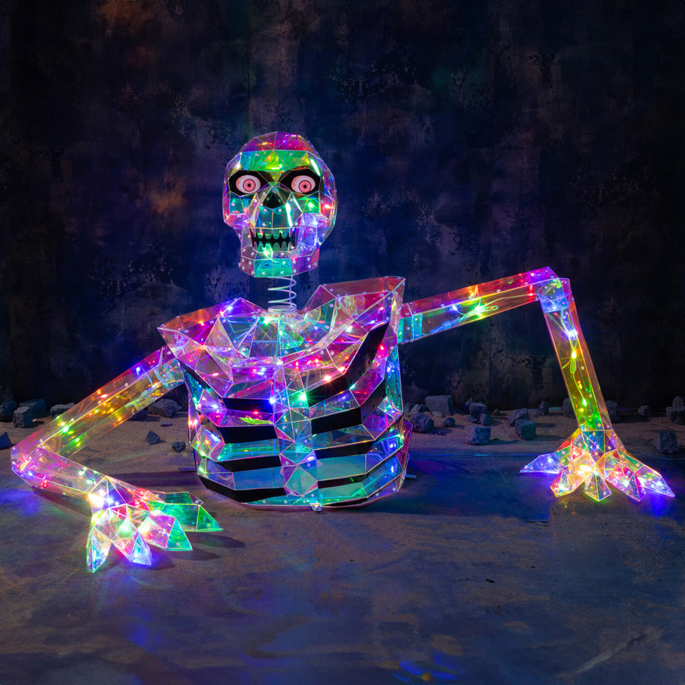 Crystal Effect Giant Skeleton Decoration Image 2