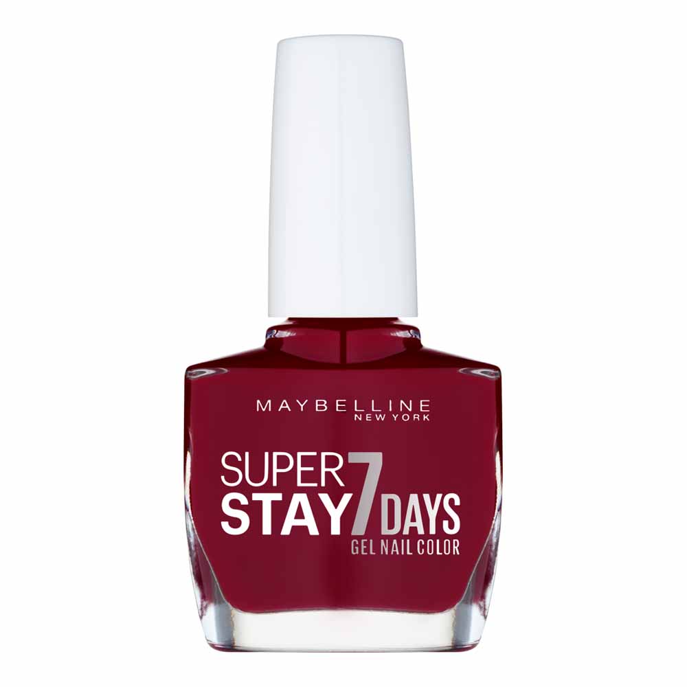 Maybelline SuperStay 7 Days Gel Nail Polish Divine  Wine 10ml Image 1