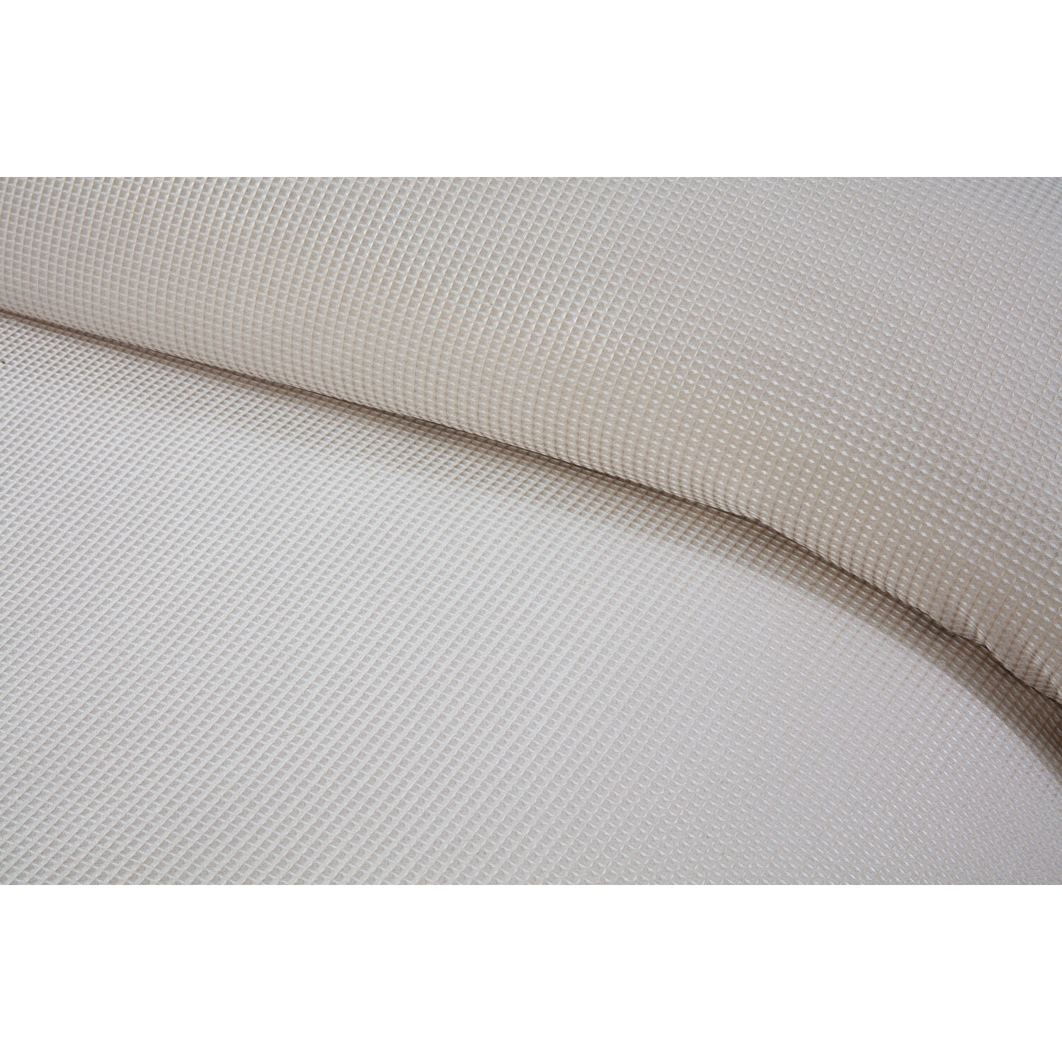 My Home Malvern Super King Natural Waffle Duvet Set Image 4