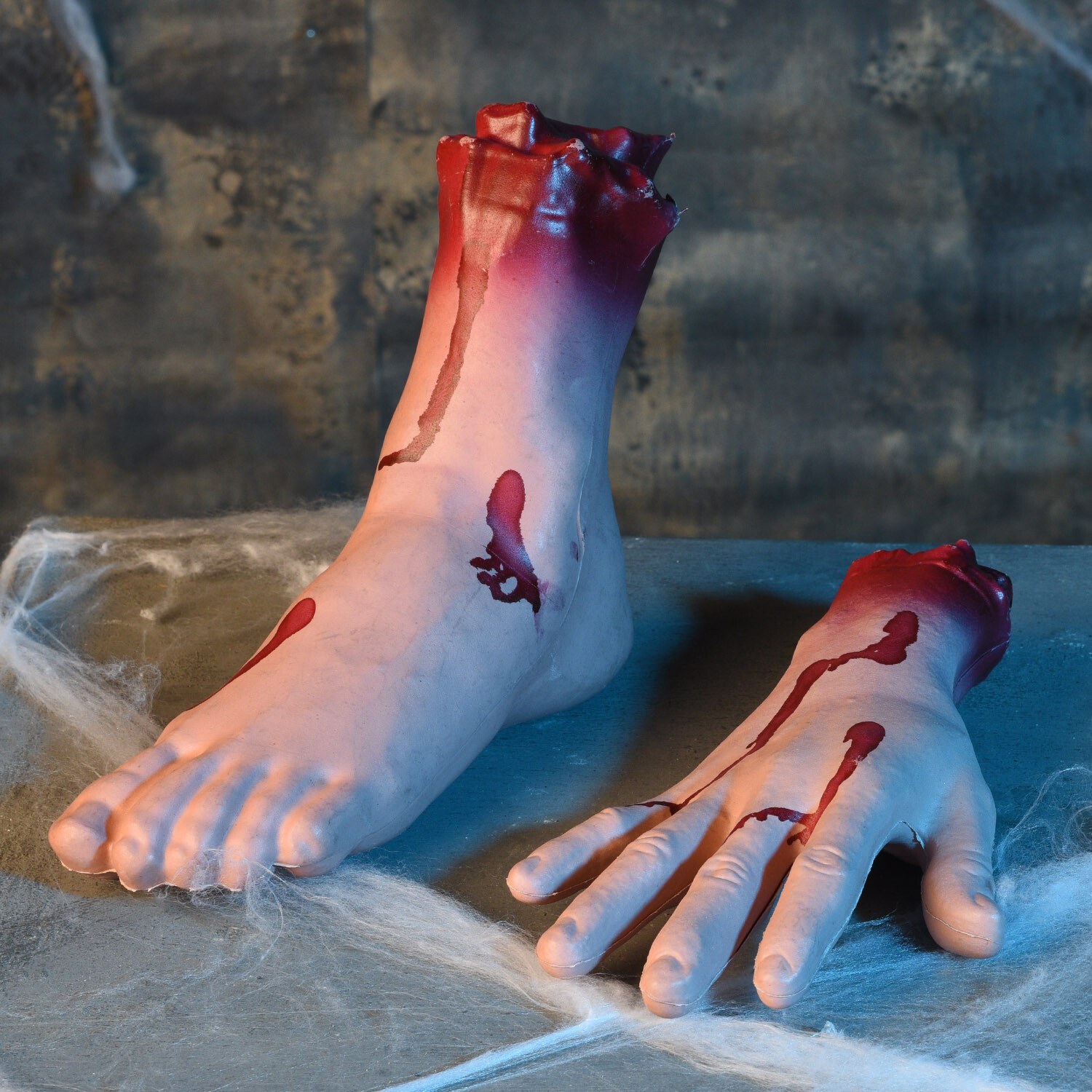 Creepy Hand and Foot Prop Multicolour Image 2