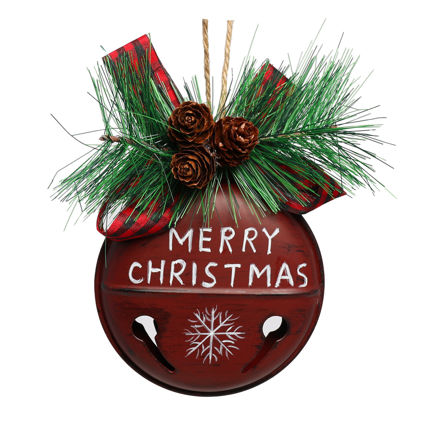 Single Red Traditional Bell Decoration in Assorted styles Image 2