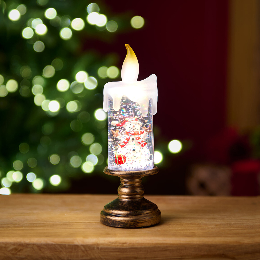 Mini Glitter Candle Scene Image 4