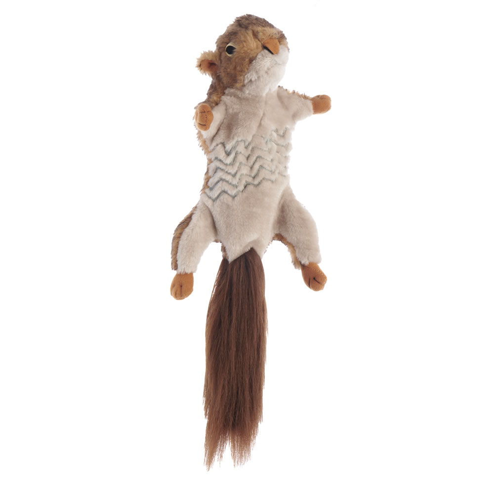 Wilko Squeaky Squirrel Dog Toy Image