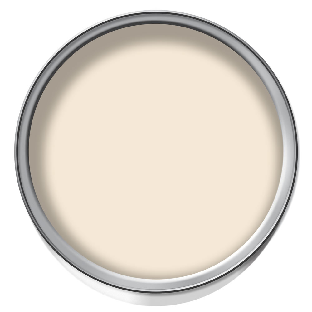 Crown Ivory Cream Silk Emulsion Paint 2.5L Image 2
