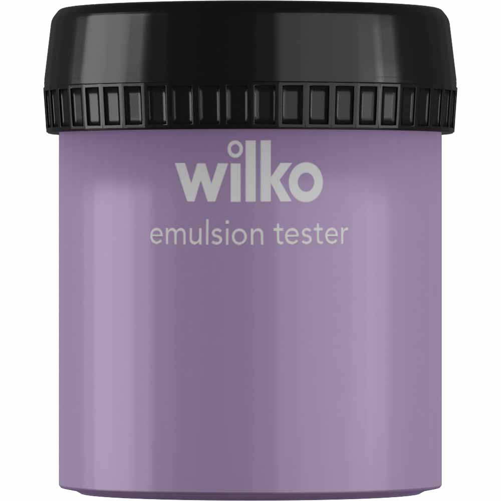 Wilko Purple Mist Emulsion Paint Tester Pot 75ml Image 1