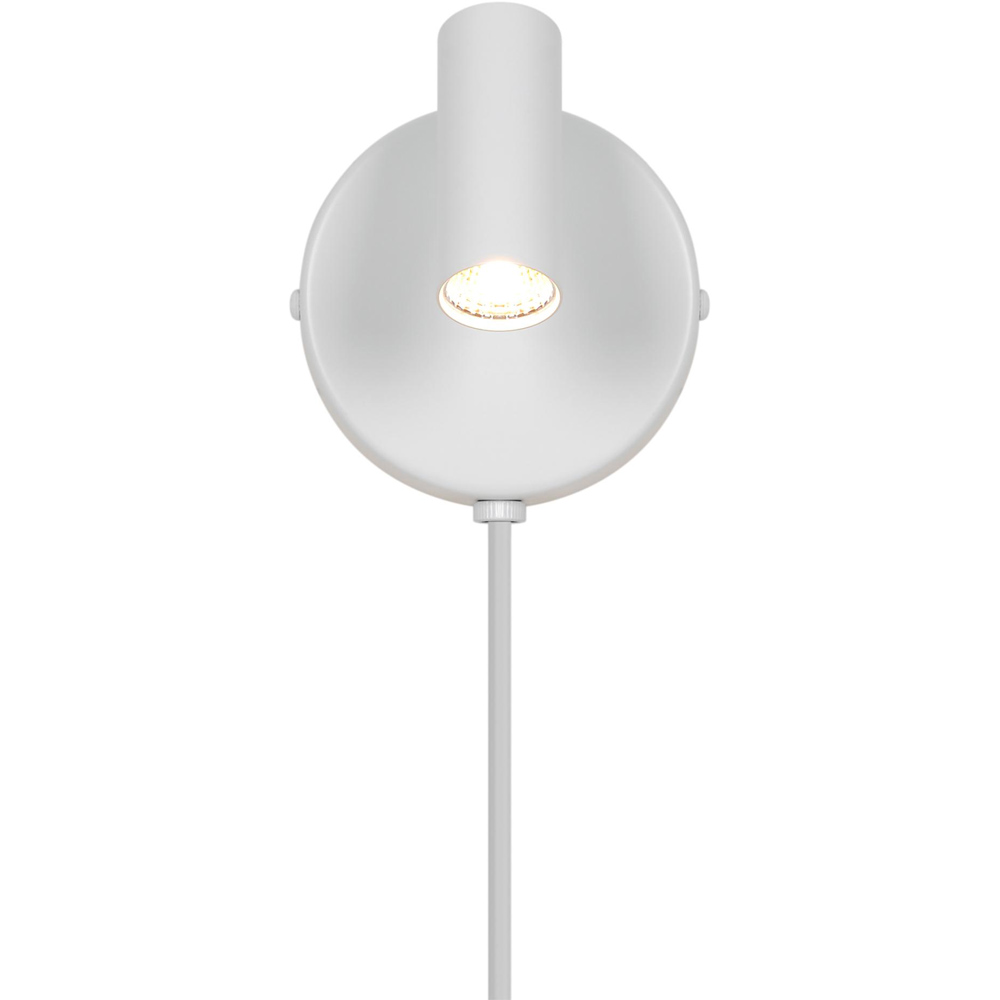 Nordlux Omari 320 Lumens 2700K White Round LED Wall Light Image 3