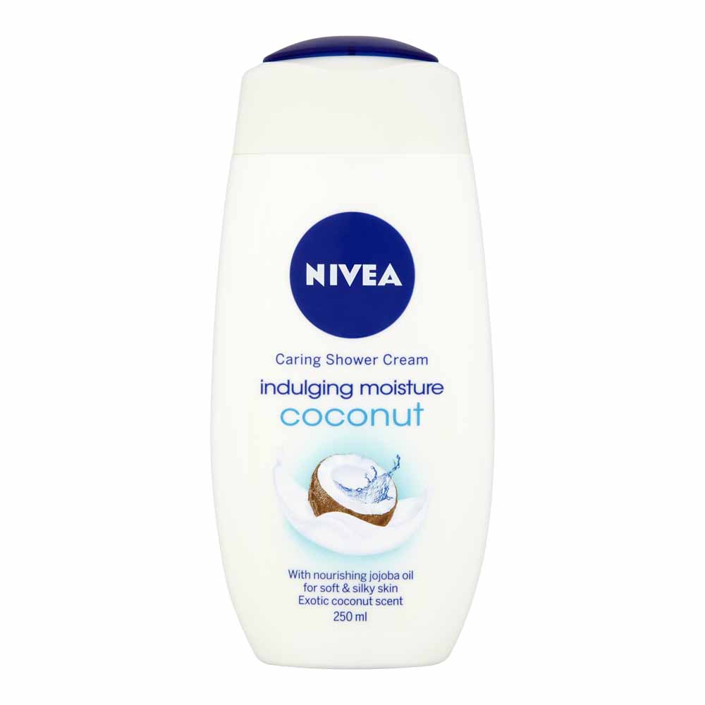Nivea Coconut & Jojoba Oil Shower Cream Gel 250ml Image 1