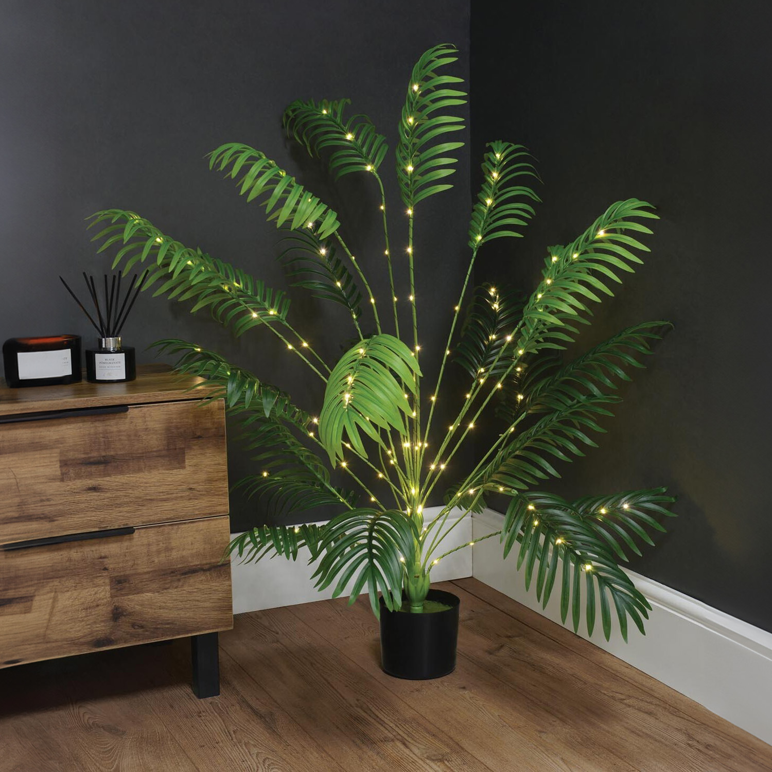 150 LED Palm Tree - Green Image 1