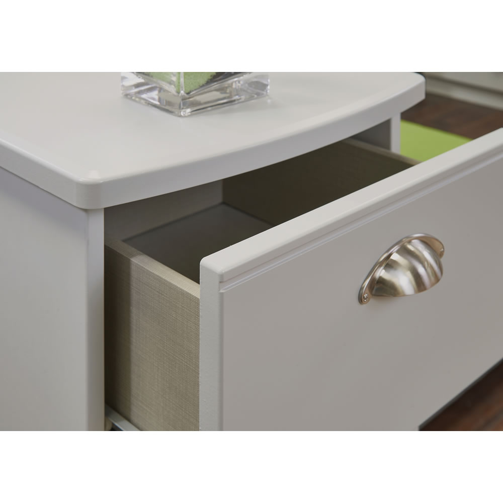 Cordoba 50 x 48cm Matt Grey Mirror Wilko