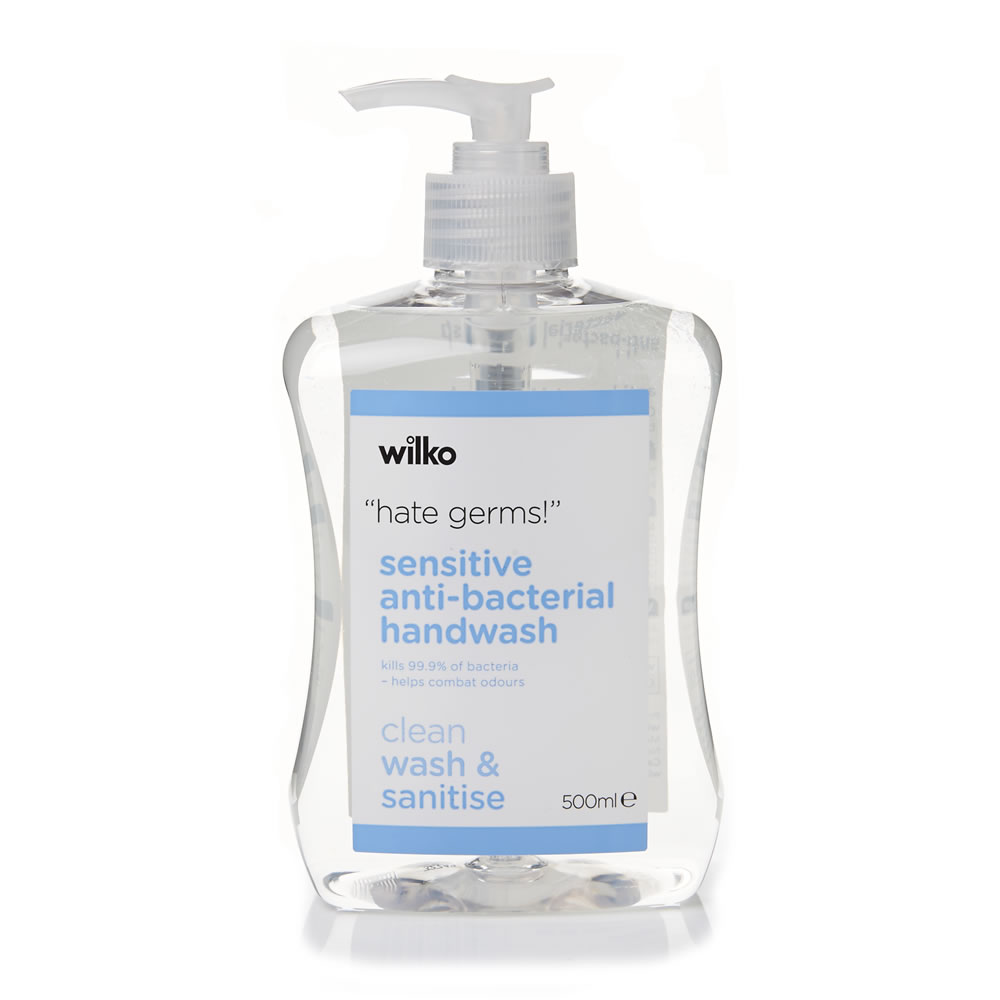 Wilko Antibacterial Sensitive Hand Wash 500ml Image