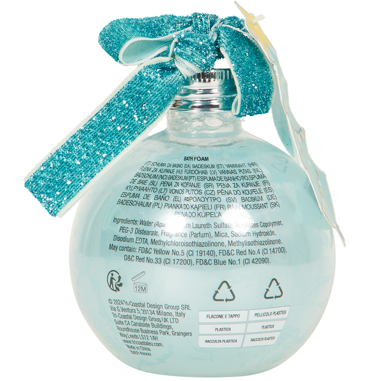 Santa Bath Foam 250g - Blue Image 3