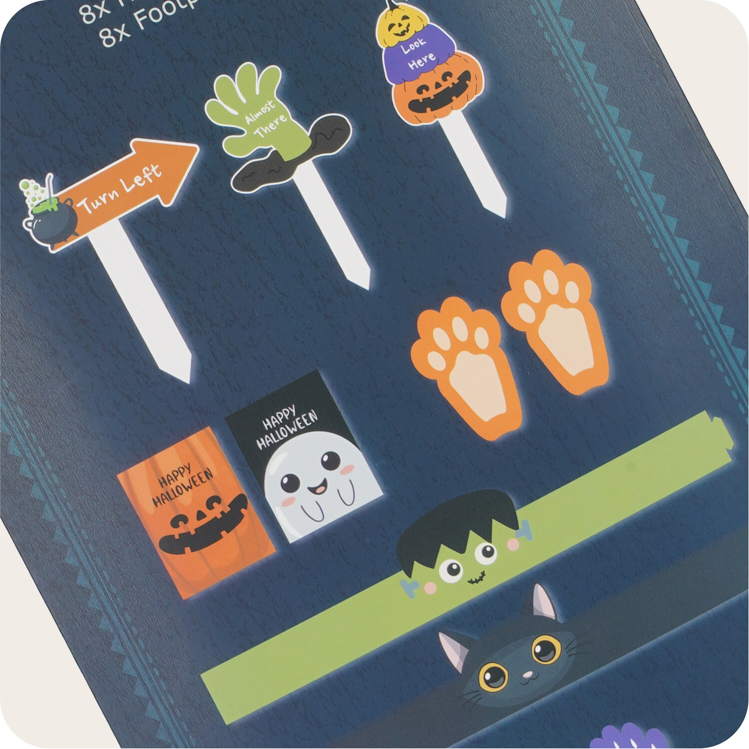 Halloween Scavenger Hunt Kit Orange and Green Image 4