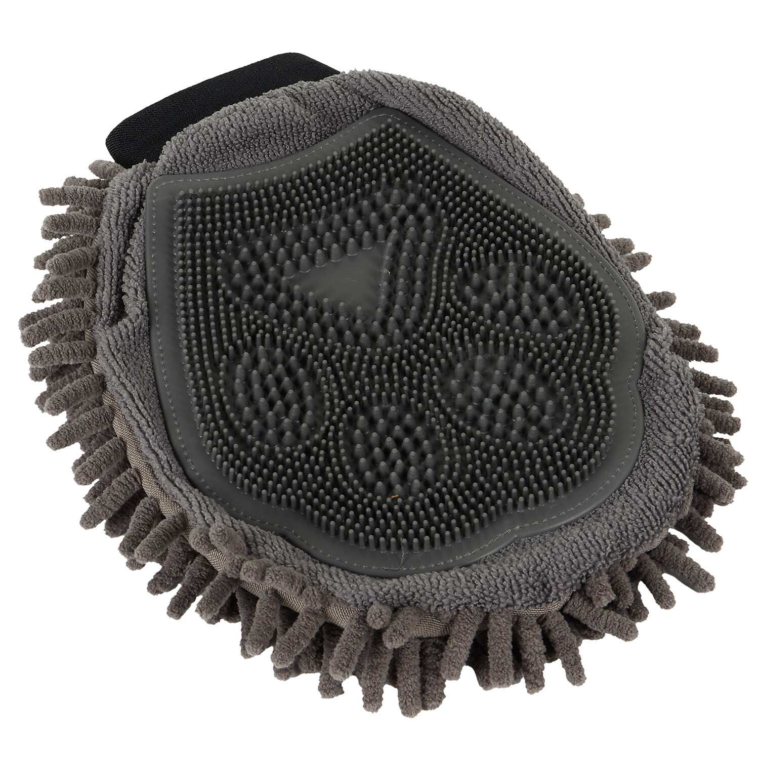 2 in 1 Grooming and Drying Mitten - Grey Image 3