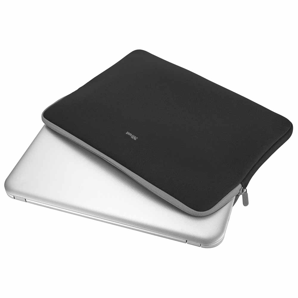 Trust Primo Laptop Sleeve 13.3in Black Plastic, Metal