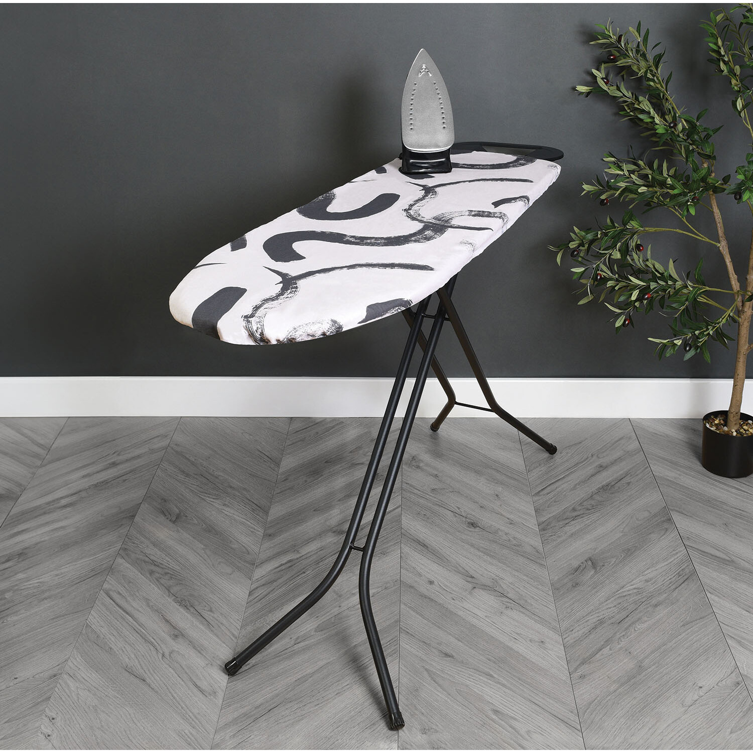 Argento Ironing Board Black and White Image
