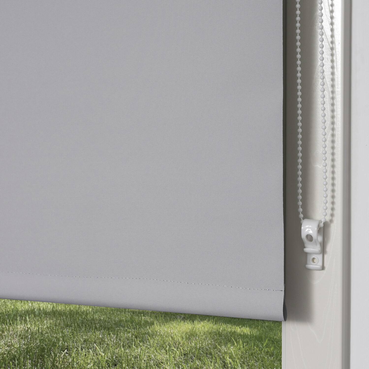 Plain Blackout Blind Glacier Grey 180cm Image 9