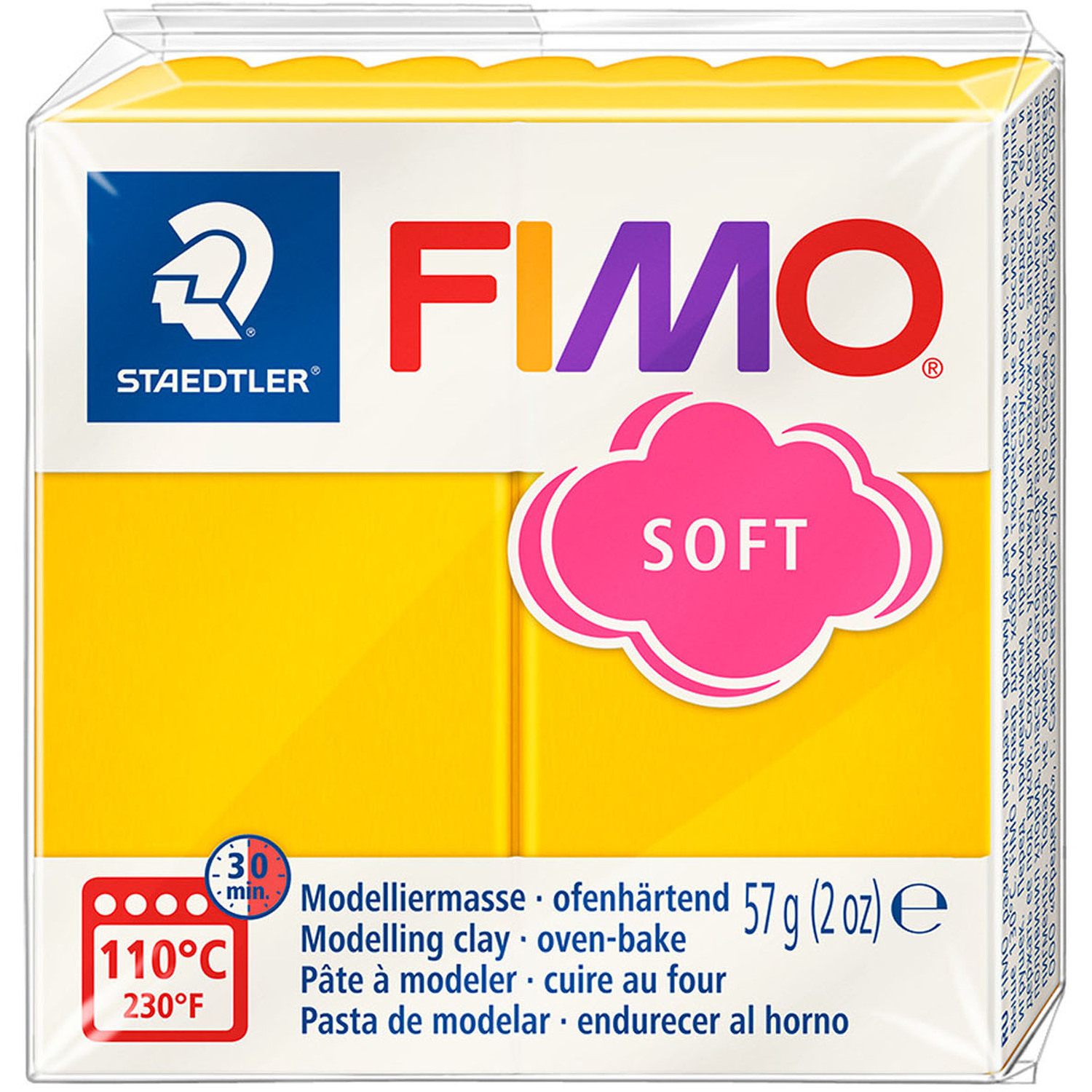 Staedtler FIMO Soft Modelling Clay Block - Sunflower Image 1