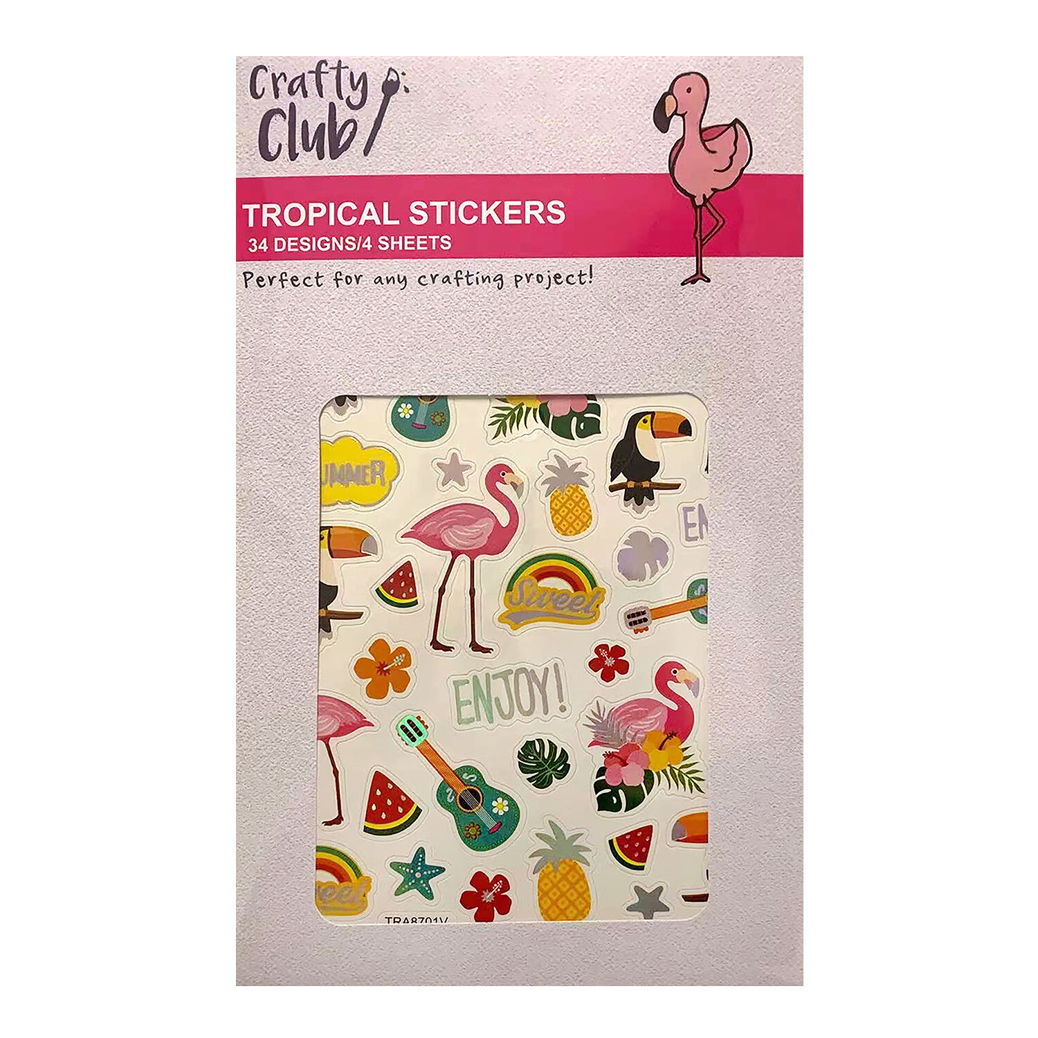 Crafty Club Tropical Stickers 49 Pack Image 2