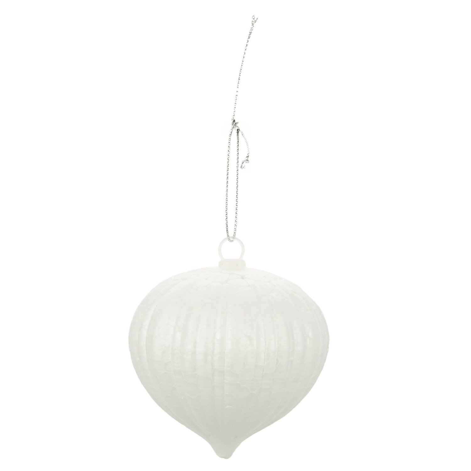 Polystyrene Christmas Ornament - White Image 1