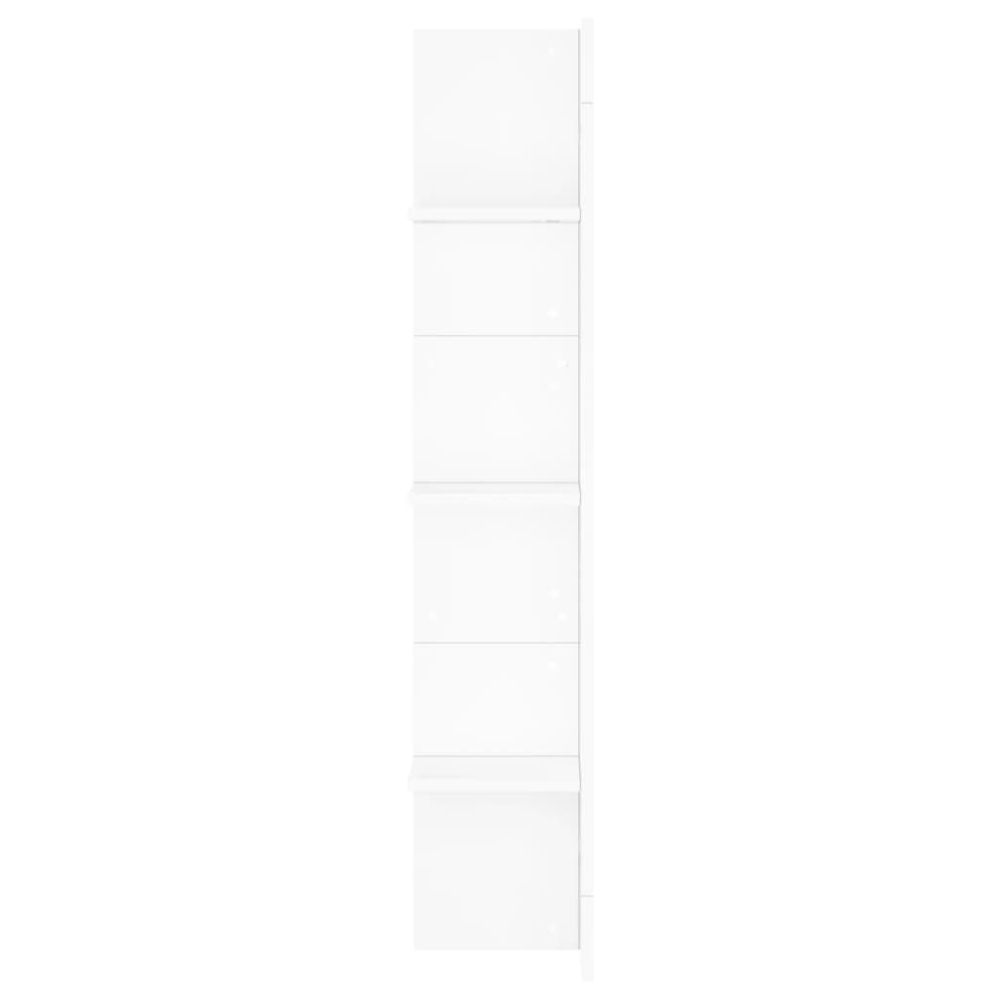 vidaXL 10 Shelf White TV Cabinet Image 5