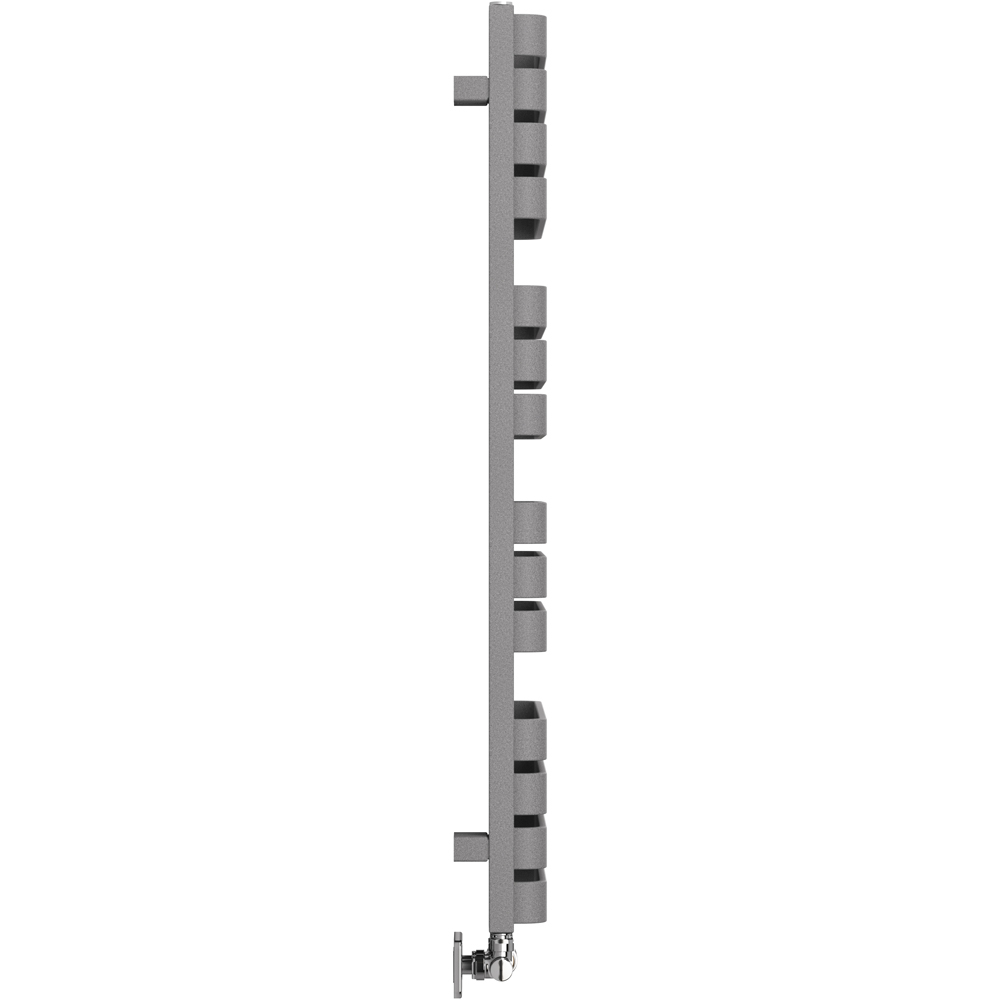 Terma Warp S Salt n Pepper Heated Towel Rail 2605 BTU 1110 x 500mm Image 4