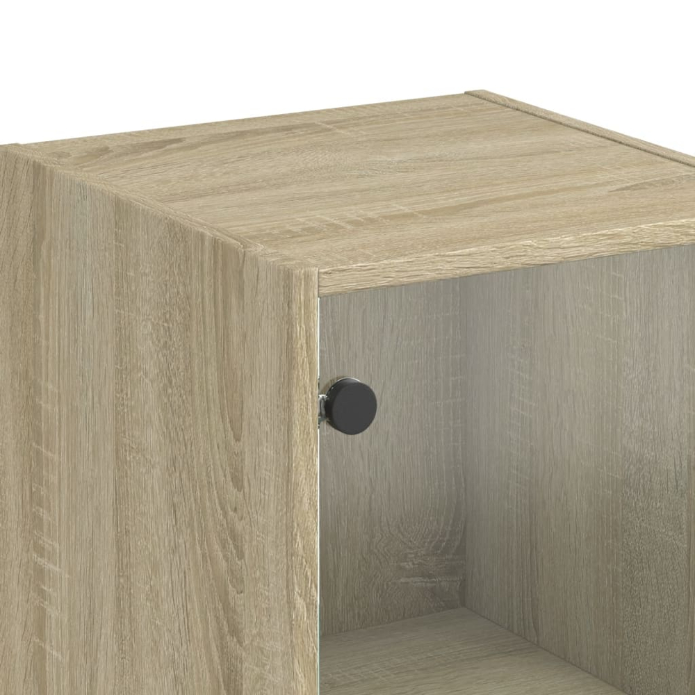 vidaXL 2 Door Sonoma Oak Highboard Image 8