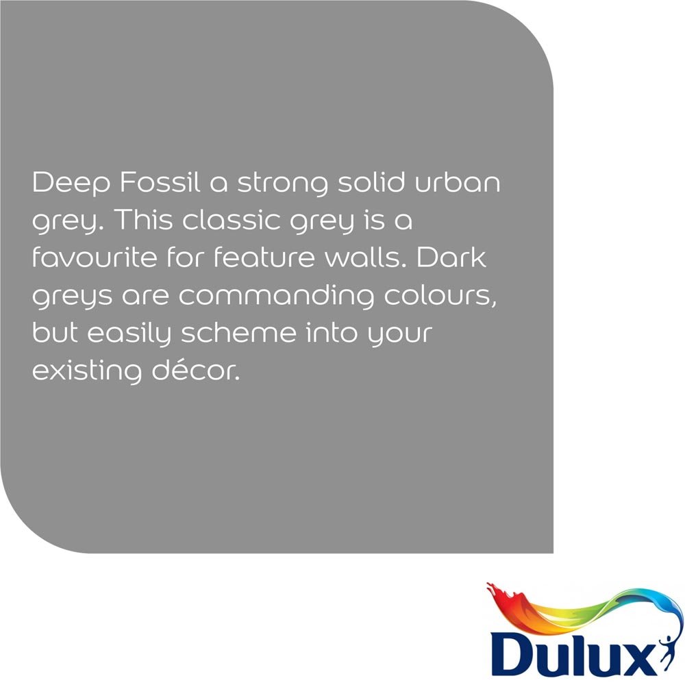 Dulux Easycare Kitchen Deep Fossil Matt Emulsion Paint 2.5L Image 4