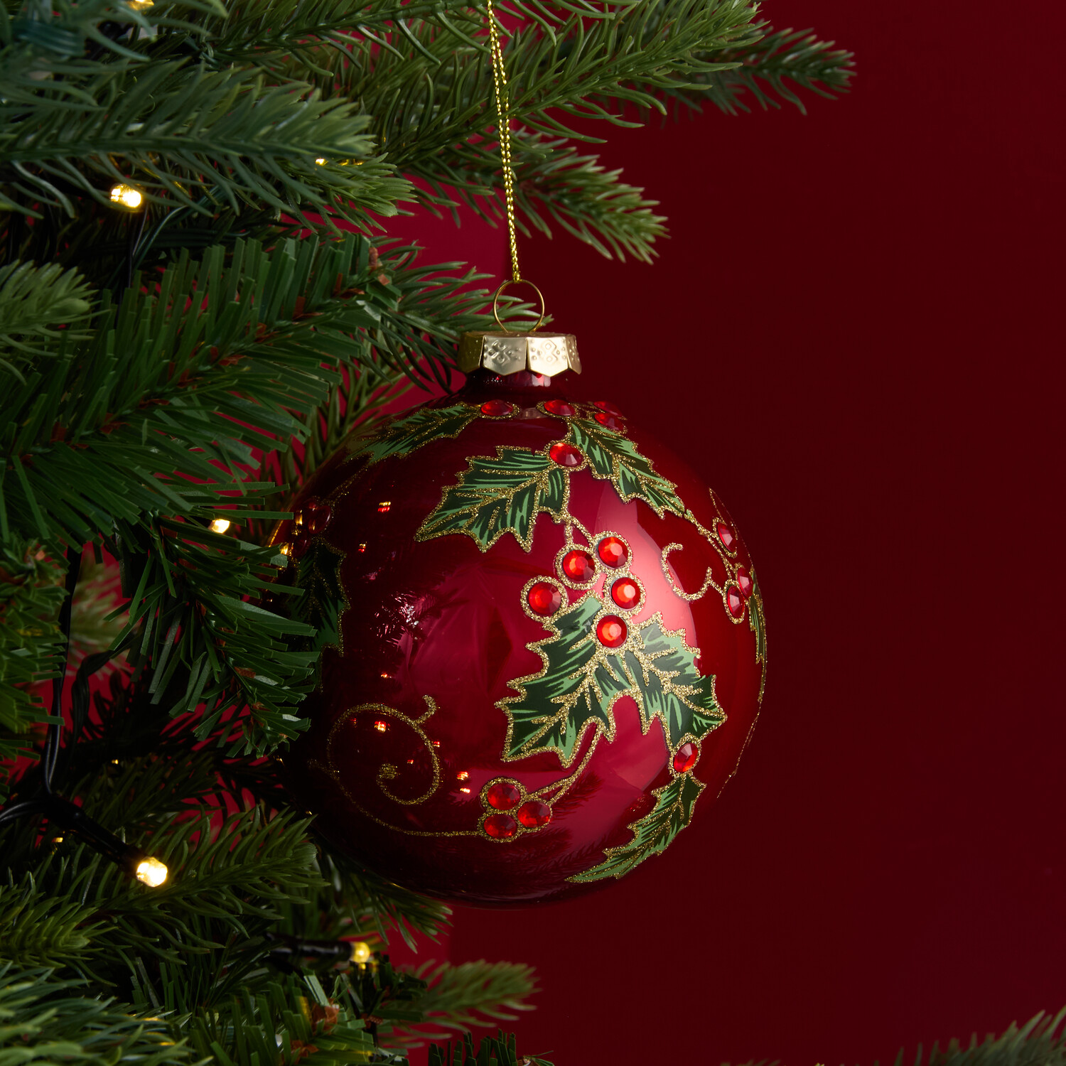 Holly Berry Bauble Image 5