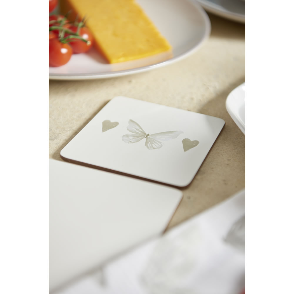 Wilko 4 pack Flutter Coasters Wilko